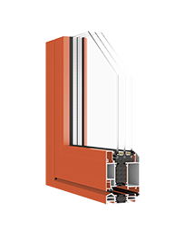 15-L W75 swing door Hermes Orange