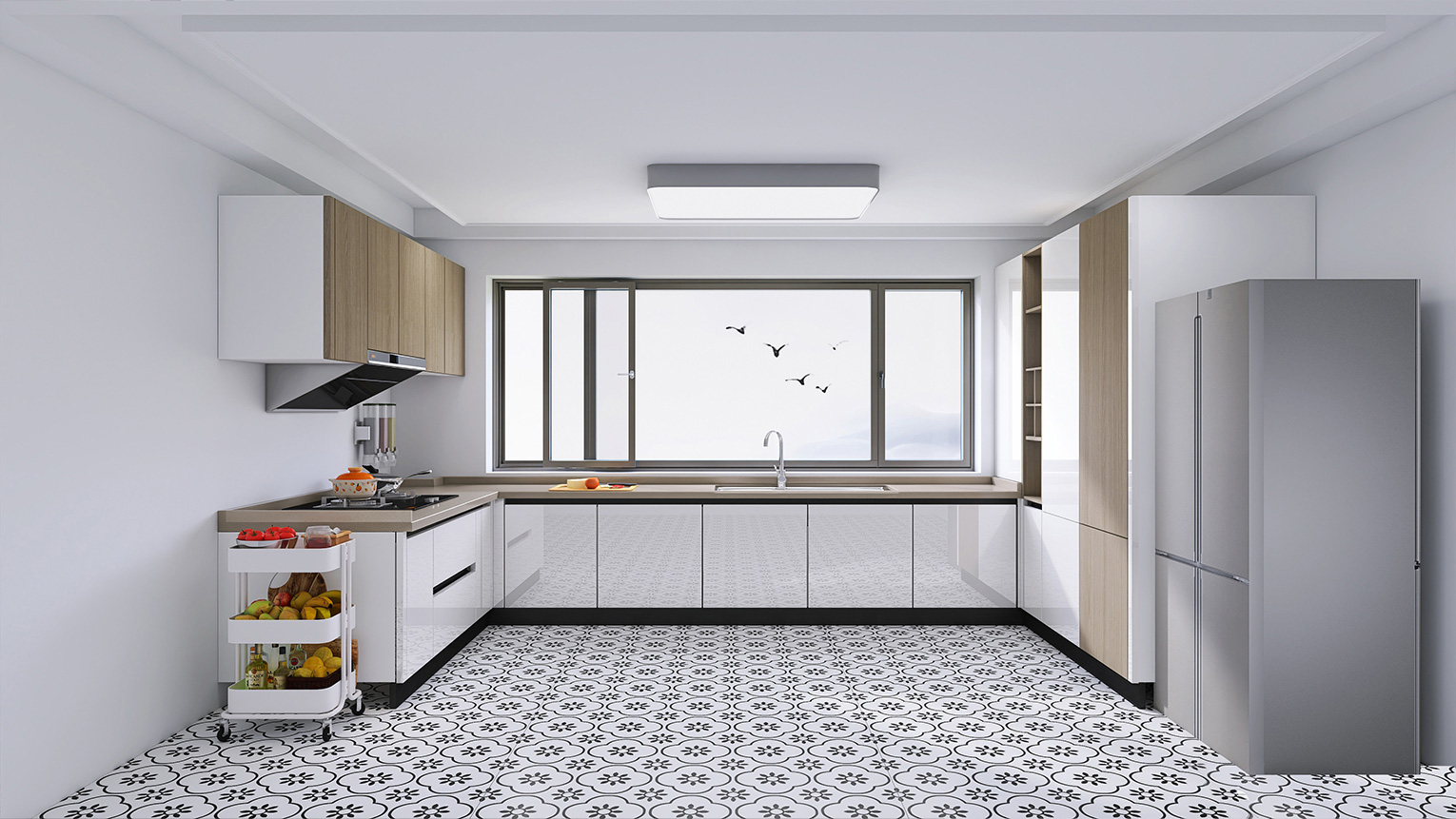 90 Series Inward Tile-and-Slide Window