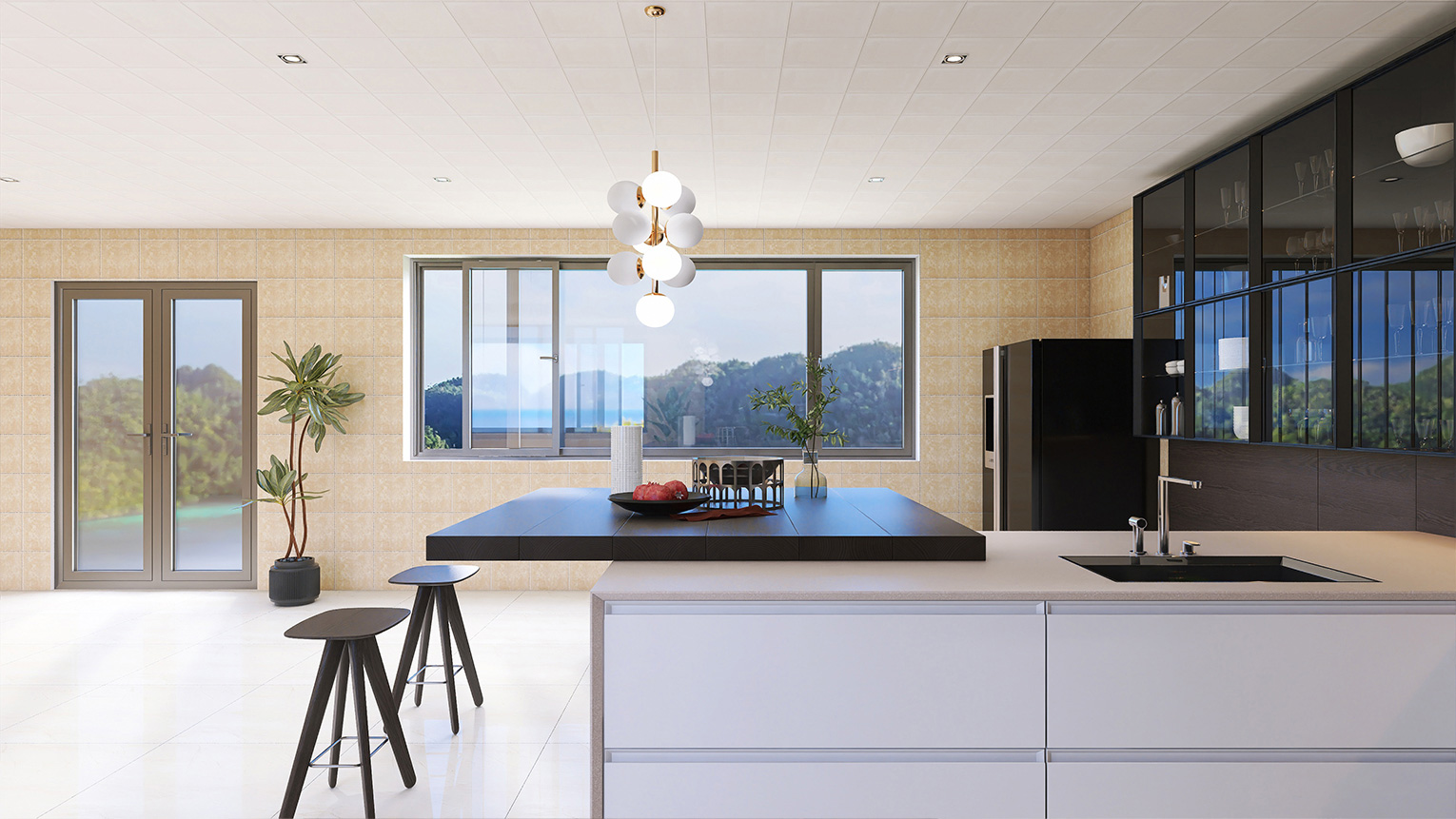 90 Series Inward Tile-and-Slide Window