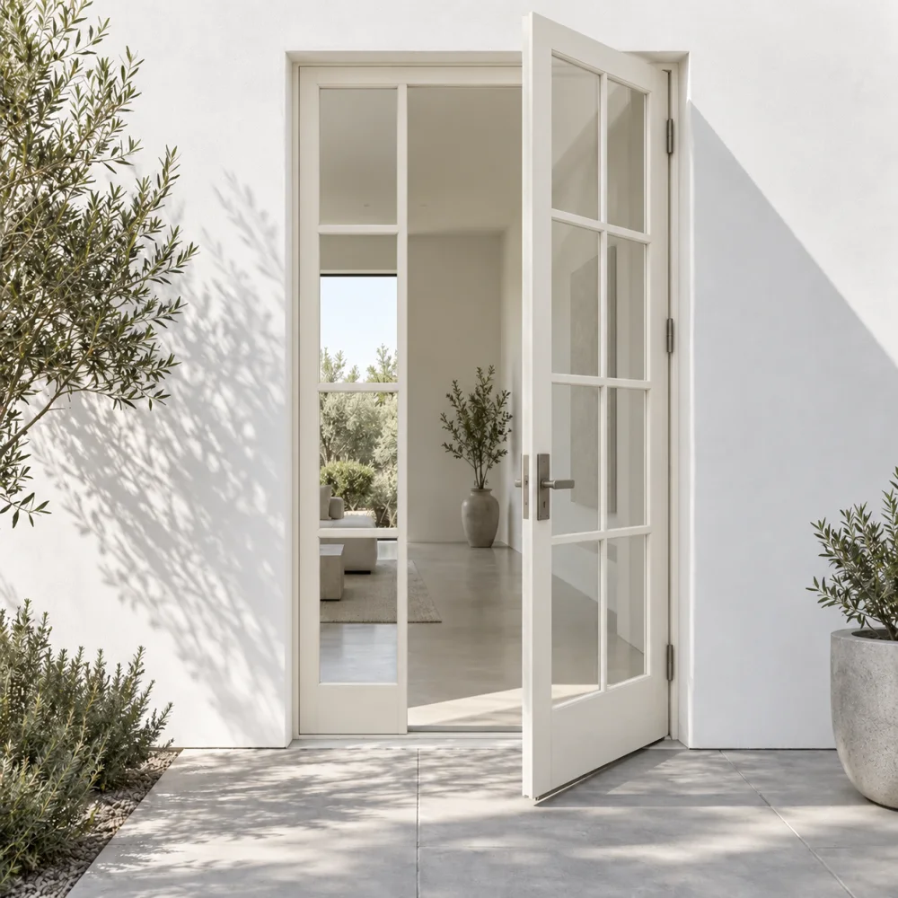 Outswing Hinged Doors · W75 Series: traditional framing