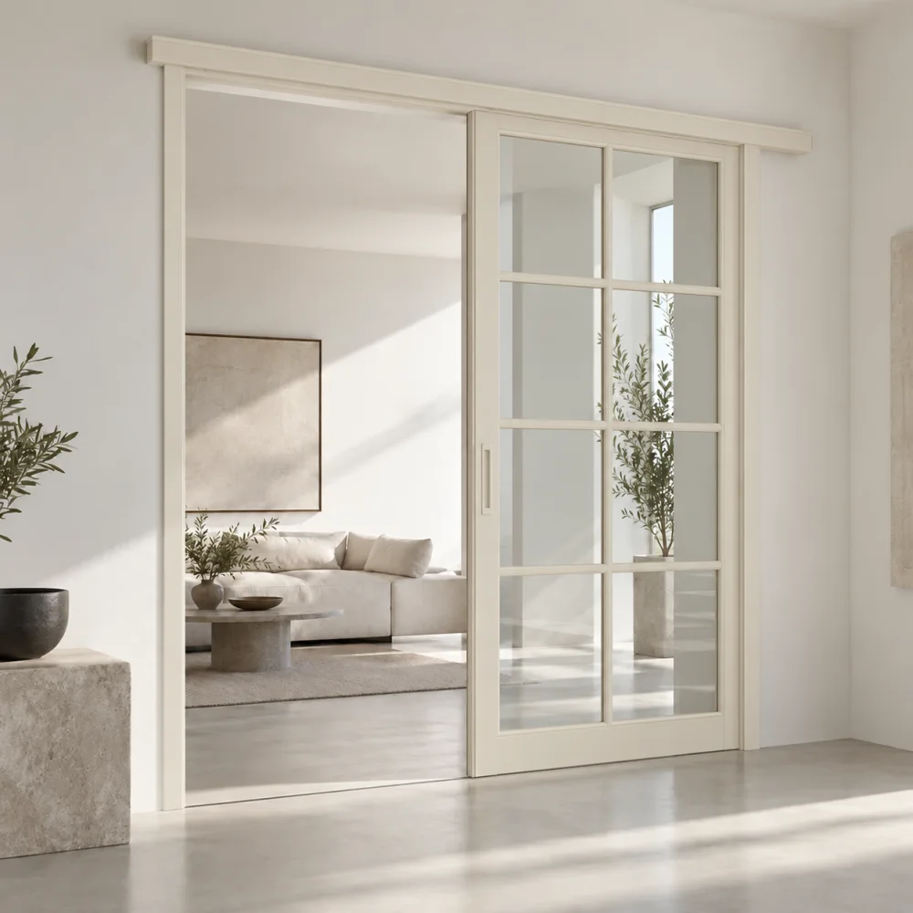 Interior Top-Hung Sliding Doors · W135 Series: traditional framing