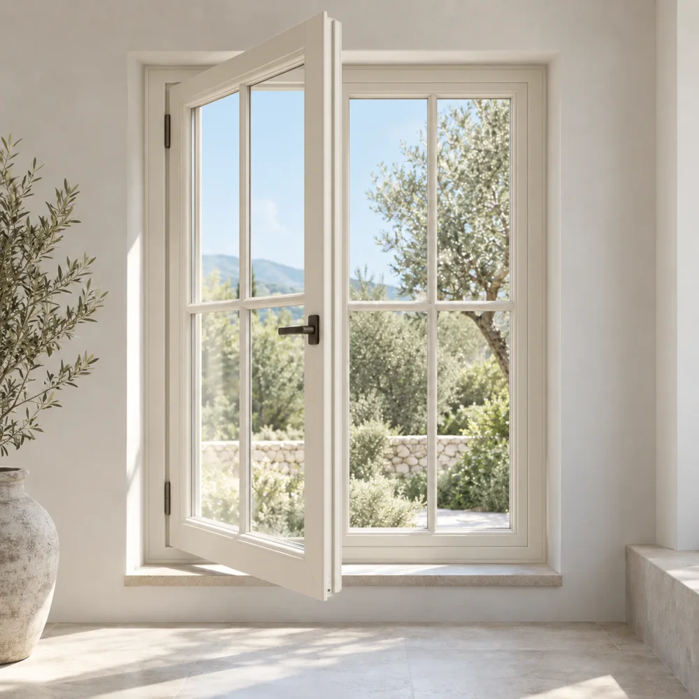 Windows with Integrated Screens · W95 Series: traditional framing
