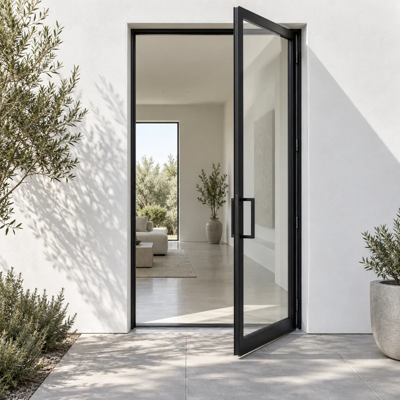 outswing hinged doors