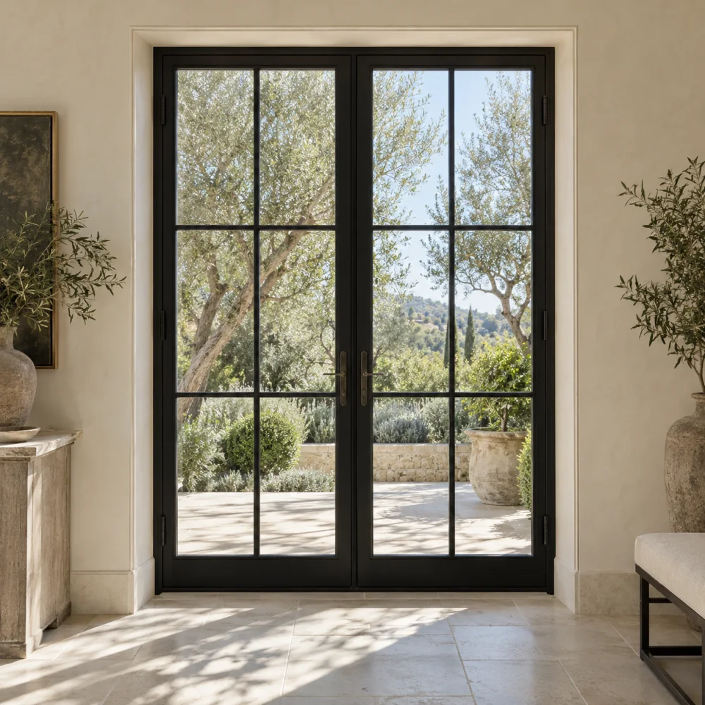 French-style paired doors: classic proportions. finer lines.